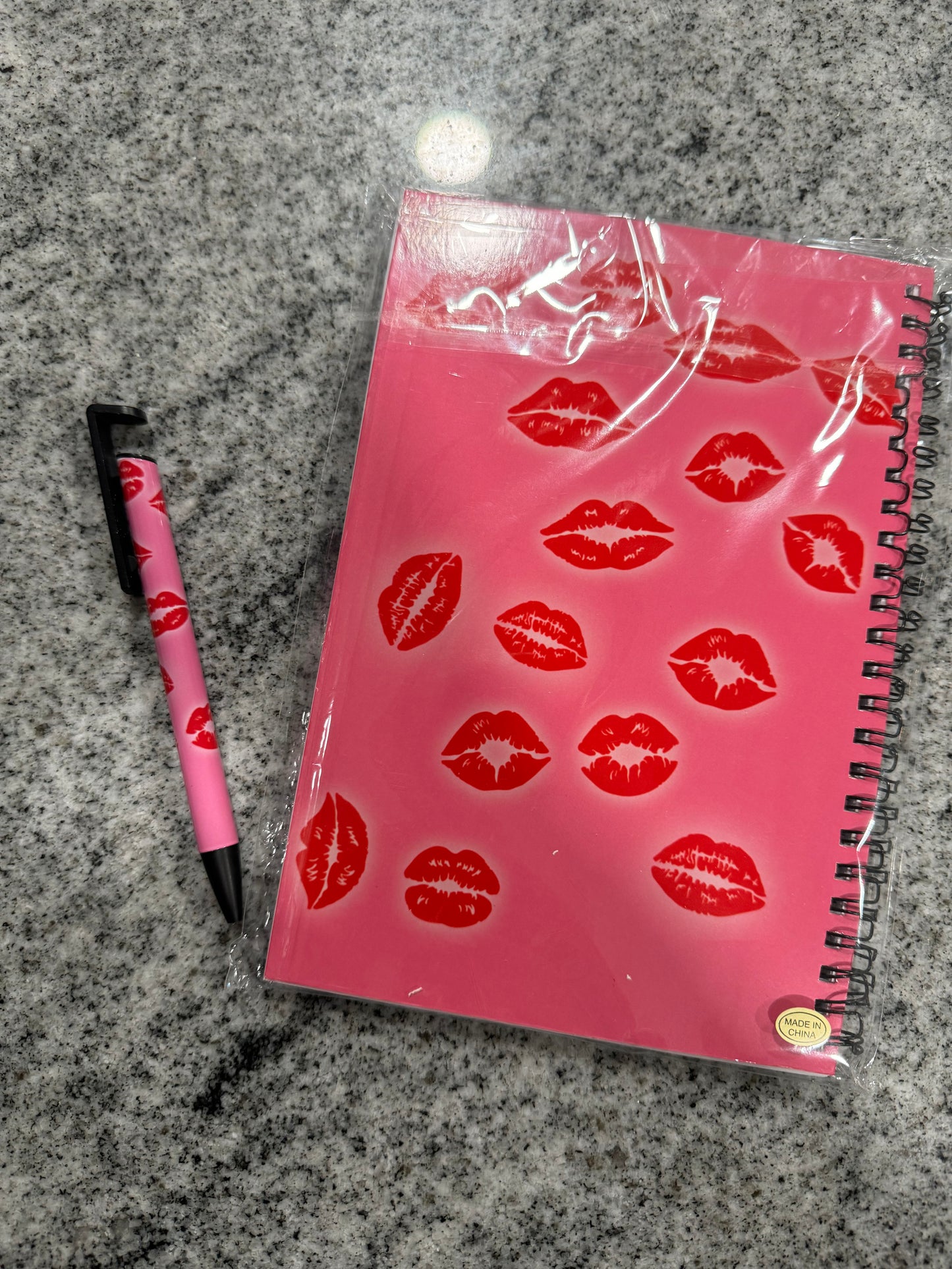 Burn book notebook and pen set