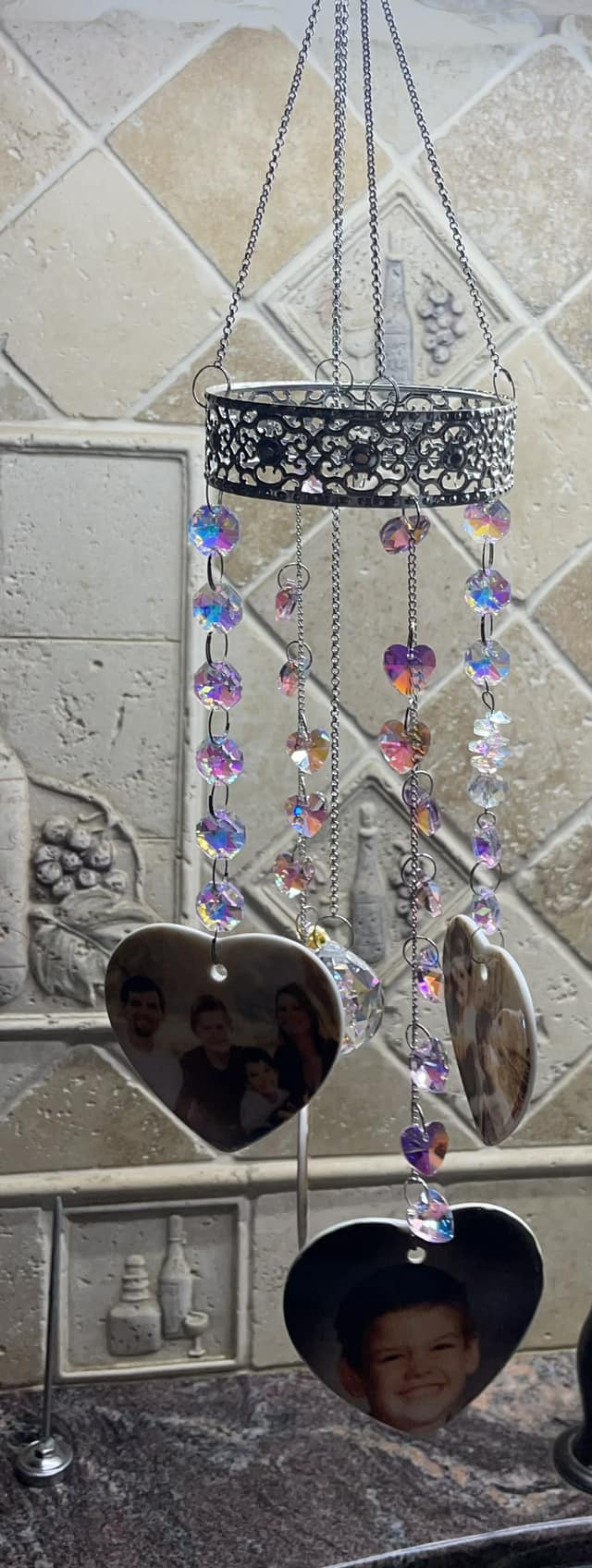 Personalized Picture Sun catcher chimes