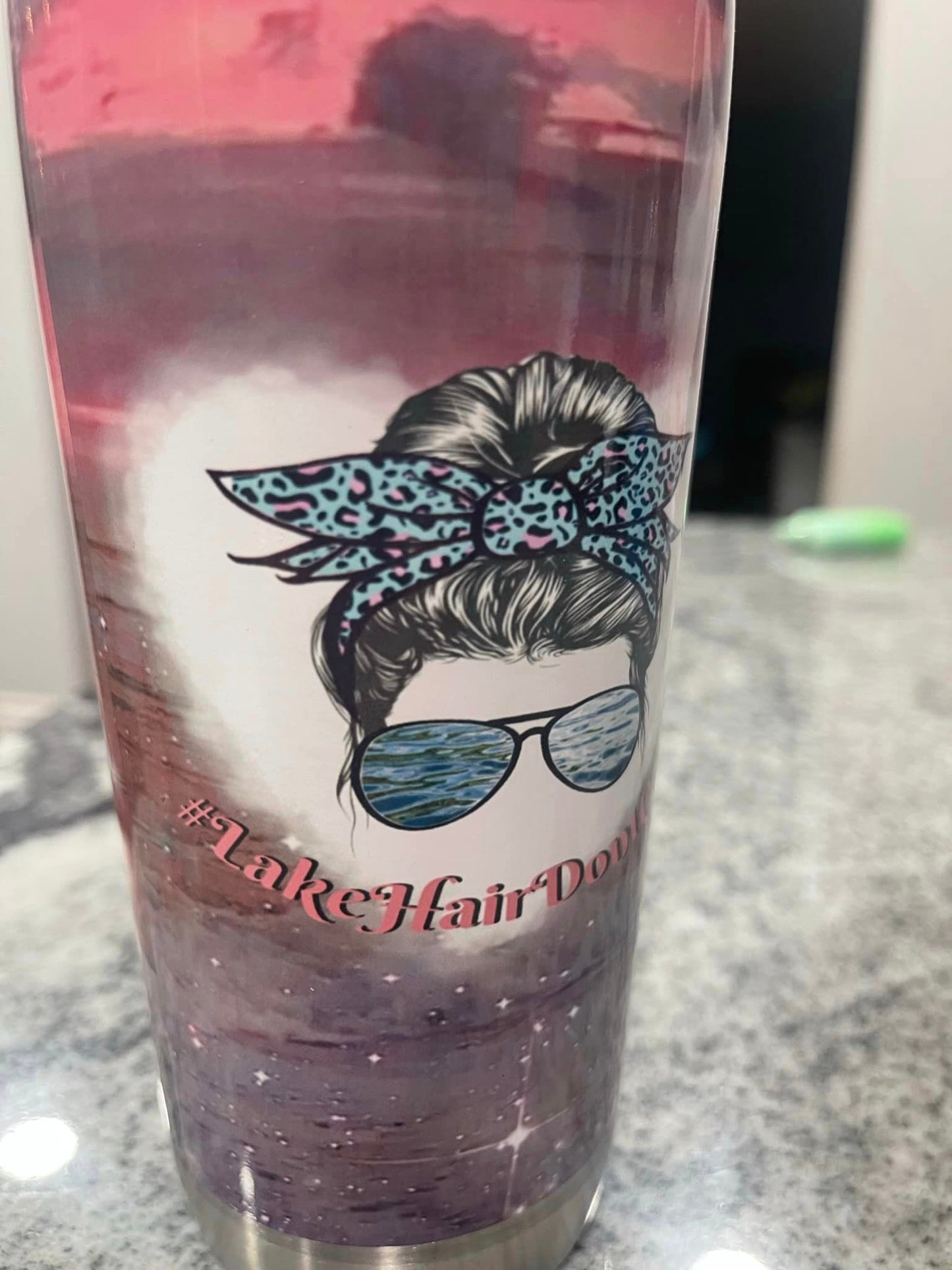 lake themed tumbler