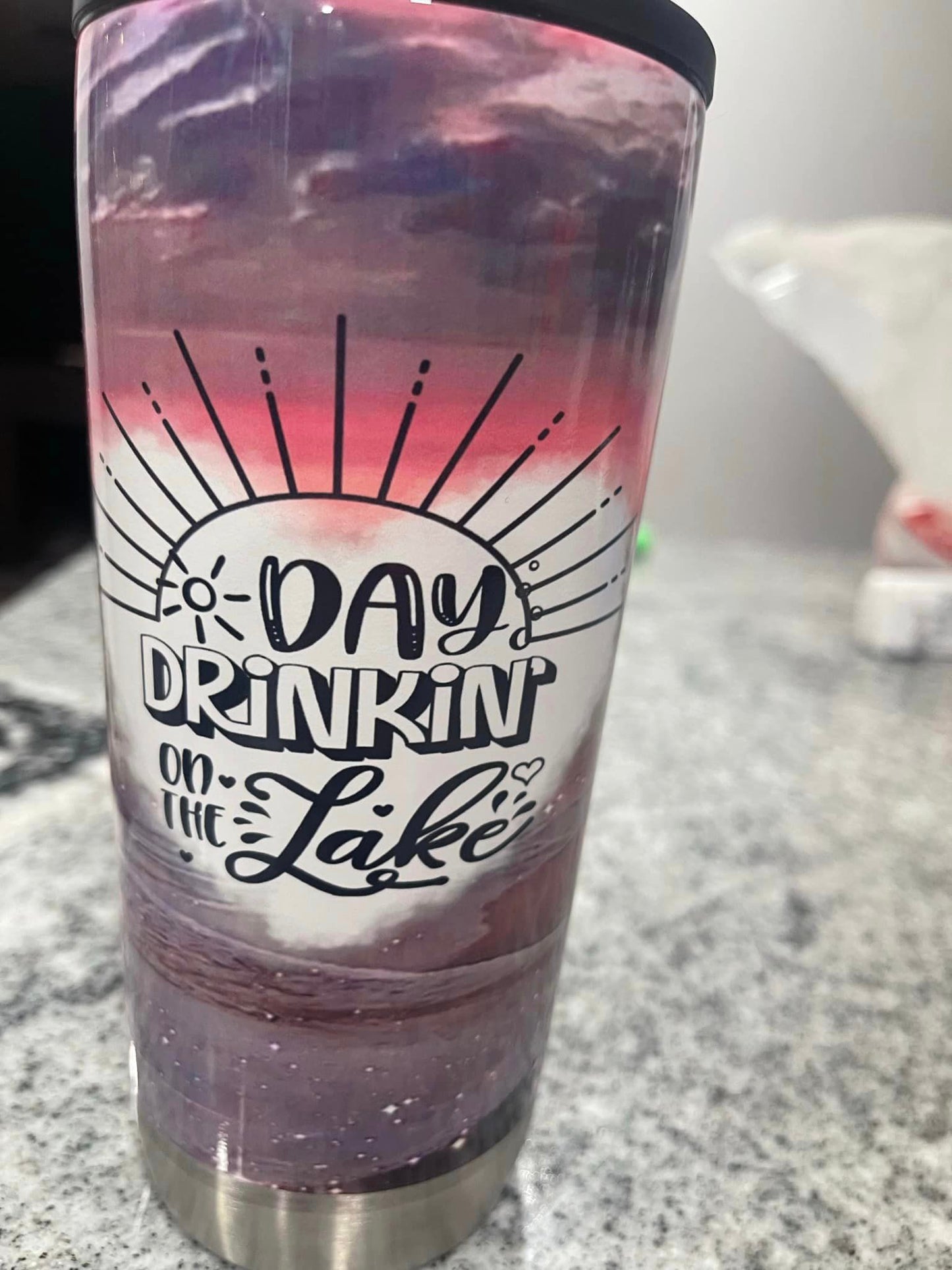 lake themed tumbler