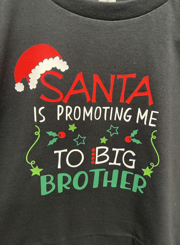 promoted to big brother tee shirt